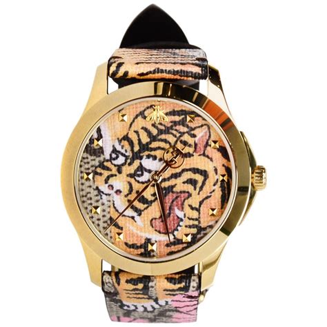 gucci le marché des merveilles tiger watch|Gucci 38m Unisex Le Marche Des Merveilles Bengal Tiger .